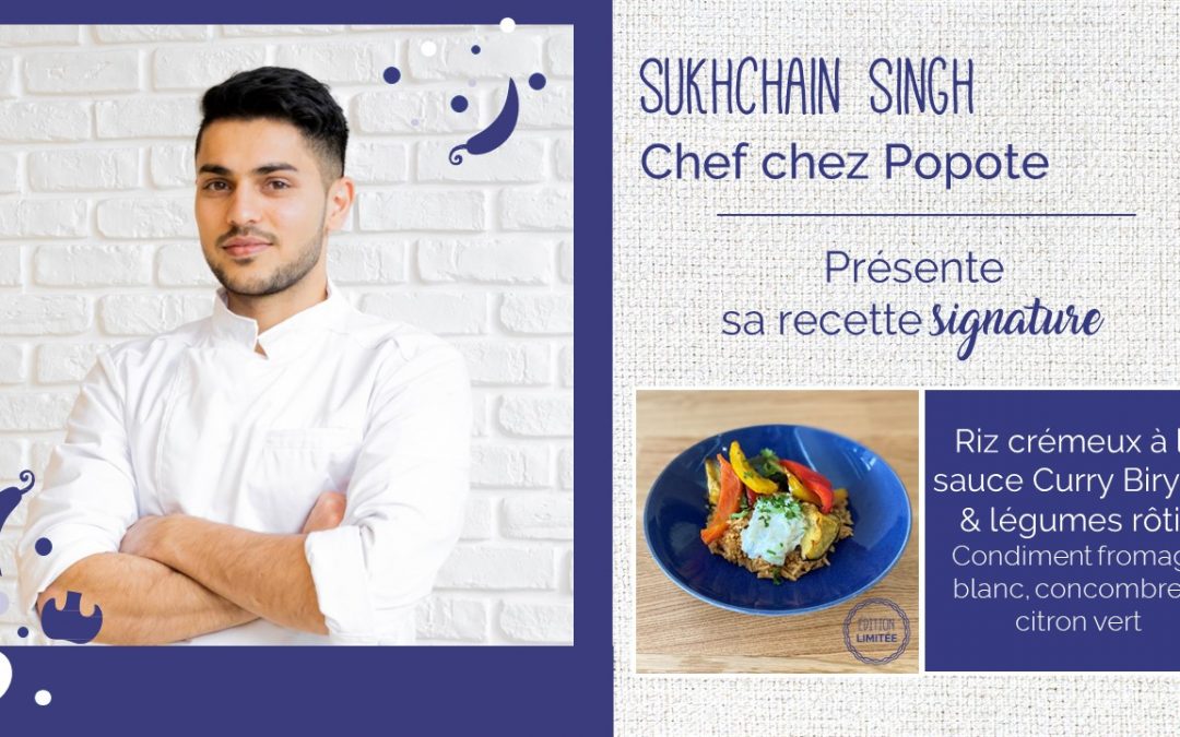 Chef Sukhchain Popote repas d'entreprise